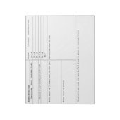 Social Media Pins Tracker voor Maandelijkse Planni Notitieblok (Linkerzijde)