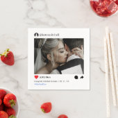 Social media post foto bruiloft servet (Insitu)