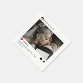 Social media post foto bruiloft servet (Hoek)