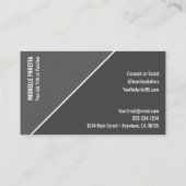 Social Media profiel foto Visitekaartje (Achterkant)