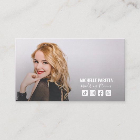 Social Media profiel foto Visitekaartje (Voorkant)