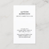 Social Media QR Code Foto toevoegen Wit verticaal Visitekaartje (Achterkant)