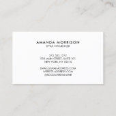 Social Media QR Code Foto toevoegen Wit Visitekaartje (Achterkant)