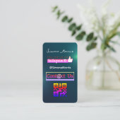 Social Media QR Code - Foto's Visitekaartje (Staand voorkant)