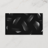 Social media QR Code Scannable Black Luxe Visitekaartje (Achterkant)