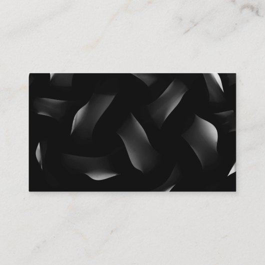 Social media QR Code Scannable Black Luxe Visitekaartje (Achterkant)