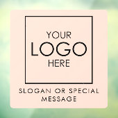 Social Media QR Code Verbind met ons Modern Bold Raamsticker (Vel 3)