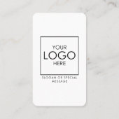 Social Media QR Code Verbind met ons Modern Bold Visitekaartje (Achterkant)