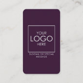 Social Media QR Code Verbind met ons Modern Busine Visitekaartje (Achterkant)