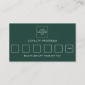 Social Media QR Code Verbind met ons Modern Klantenkaartje (Achterkant)
