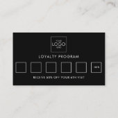 Social Media QR Code Verbind met ons Modern Klantenkaartje (Achterkant)