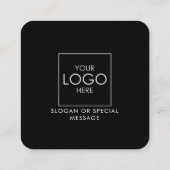 Social Media QR Code Verbind met ons Modern Vierkante Visitekaartje (Achterkant)