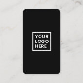 Social Media QR Code Verbind met ons Zwart Visitekaartje (Achterkant)