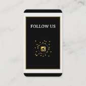 -Social Media QR Code Visitekaartje (Achterkant)