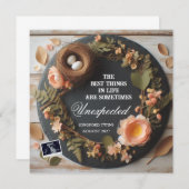 Social Media Reveal Twins Pregnancy Announcement  Aankondiging (Voorkant / Achterkant)