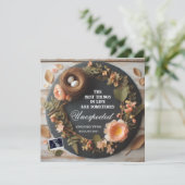 Social Media Reveal Twins Pregnancy Announcement  Aankondiging (Staand voorkant)