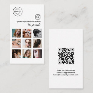 Social Media Schoonheidssalon Instagram Foto's Visitekaartje