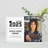 Social Media Story Foto Wit Afstuderen Aankondiging (Staand voorkant)