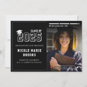 Social Media Story Foto Zwart Afstuderen Aankondiging (Voorkant)