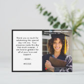 Social Media Story Post Foto Afstuderen Bedankkaart (Staand voorkant)