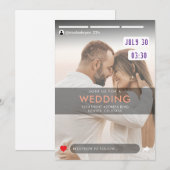 Social Media Story Post Fotobruiloft Kaart (Voorkant / Achterkant)