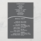 Social Media Story Post Fotobruiloft Programmakaart (Achterkant)