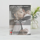 Social Media Story Post Fotobruiloft Programmakaart (Staand voorkant)