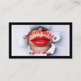 Social Media, Trendy Make-up Artiest QR-code Visitekaartje