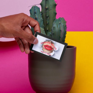 Social Media, Trendy Make-up Artiest QR-code Visitekaartje