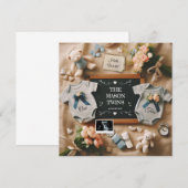 Social Media Twin Pregnancy Reveal, Twin Pregnancy Aankondiging (Voorkant / Achterkant)