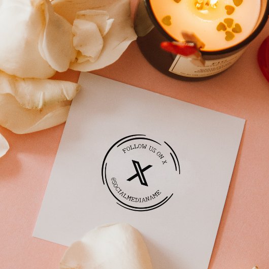 Social media Twitter X Volg ons Rubberstempel