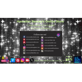 Social Media Visitekaartjes 5 Pack van 100