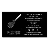 Social Media Whisky Bakker Bakkerij Bakkerij Cater Magnetisch Visitekaartje (Voorkant)