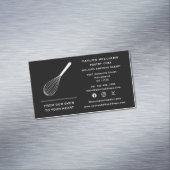 Social Media Whisky Bakker Bakkerij Bakkerij Cater Magnetisch Visitekaartje (Voorbeeld)