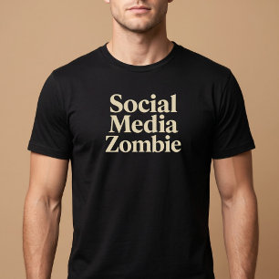 Social Media Zombie T-shirt