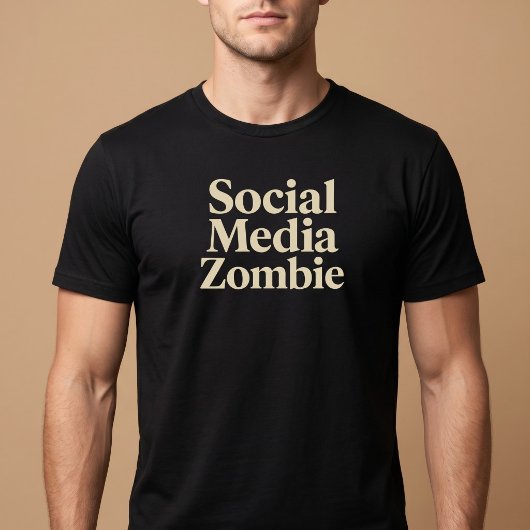 Social Media Zombie T-shirt