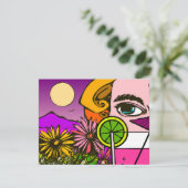 Social Meet-up Invitation Cocktail party Cruise Kaart (Staand voorkant)