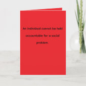 Social problem... kaart (Voorkant)