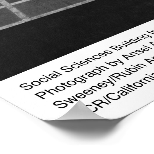 Social Sciences Building, UCLA, 1966 Poster (Hoek)