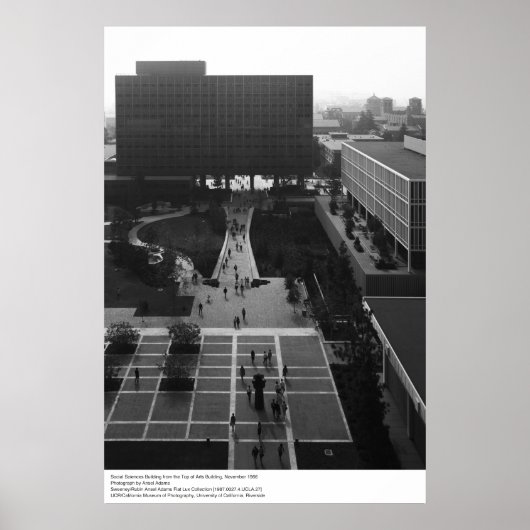 Social Sciences Building, UCLA, 1966 Poster (Voorkant)