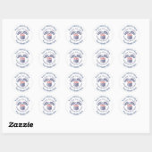 Social Security Administration SSA-Sticker Ronde Sticker (Vel)