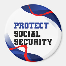 Social Security Political Anti Trump Accessory Magneet