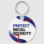 Social Security Political Anti Trump Accessory Sleutelhanger (Achterkant)