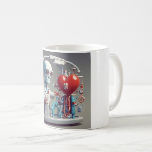 Social Share Spree: Deel de liefde Mok (Voorkant rechts)