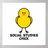 Social Studies Chick Poster (Voorkant)