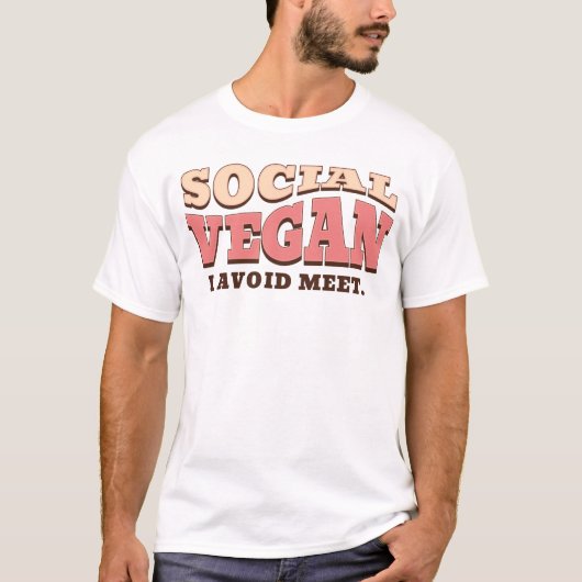 Social Vegan T-shirt (Voorkant)