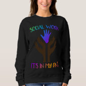 Social Work Its In My DNA Social Worker Trui (Voorkant)