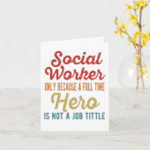 Social Work Month - Social Worker Hero Kaart (Gele Bloem)