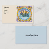 Social Worker aangepaste visitekaartjes (Voorkant / Achterkant)