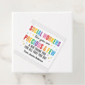 Social Worker Appreciation Tag Thank You Label (In situ)